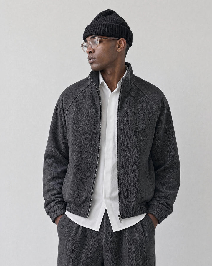 Heringbone Grey