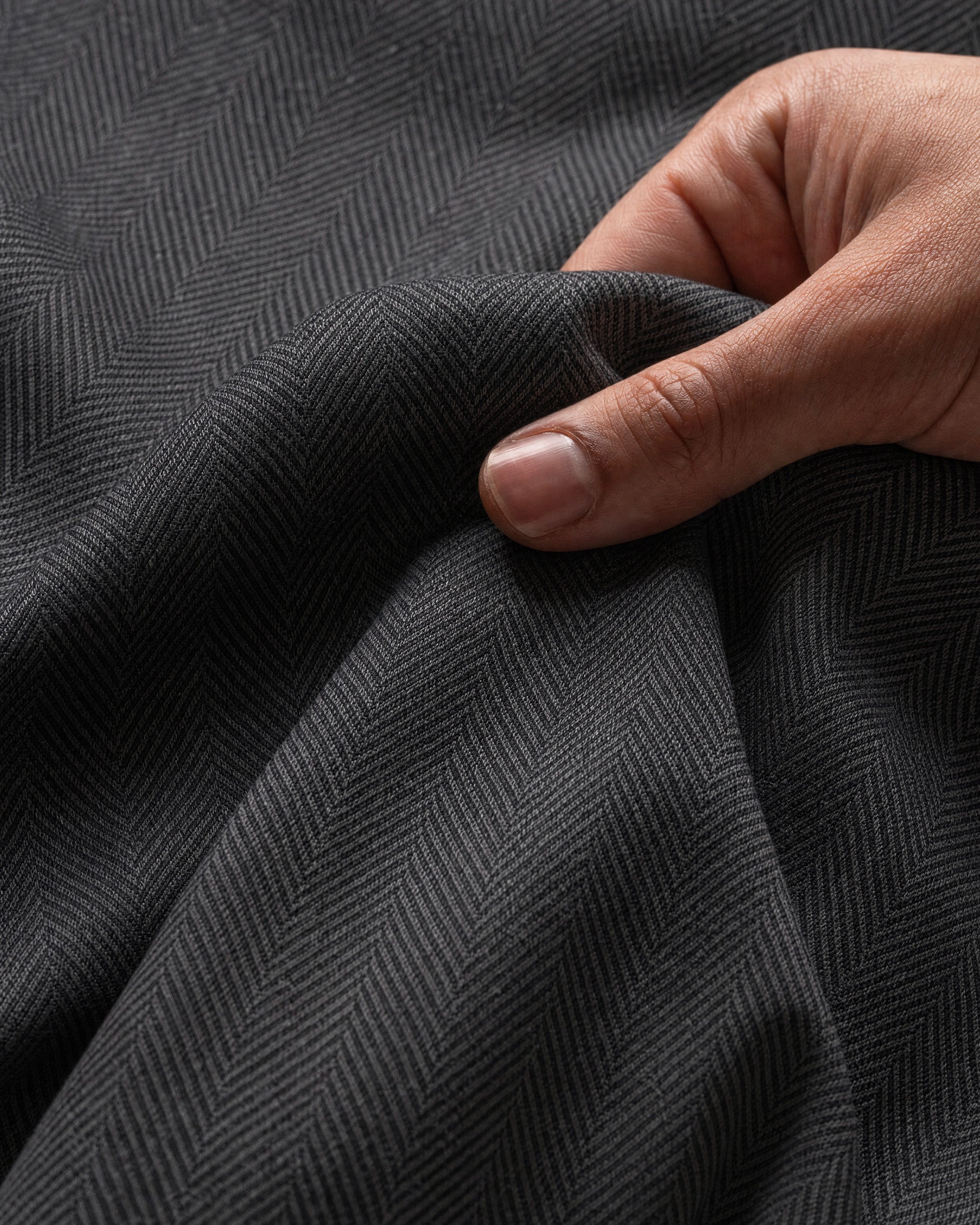 Heringbone Grey