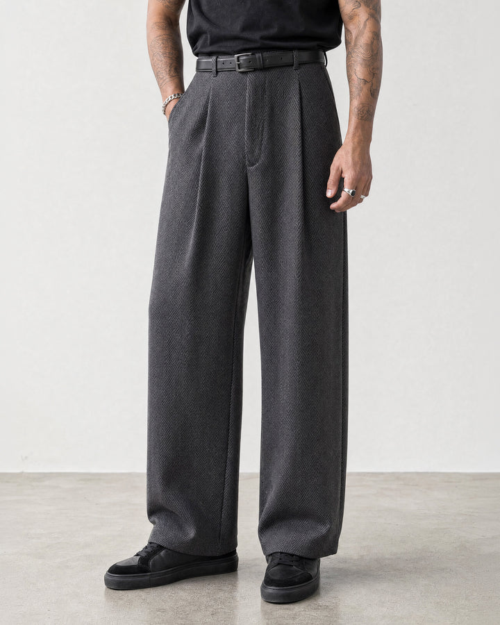 Heringbone Grey
