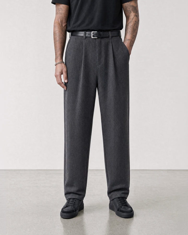 Heringbone Grey