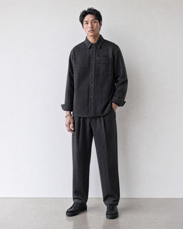 Heringbone Grey